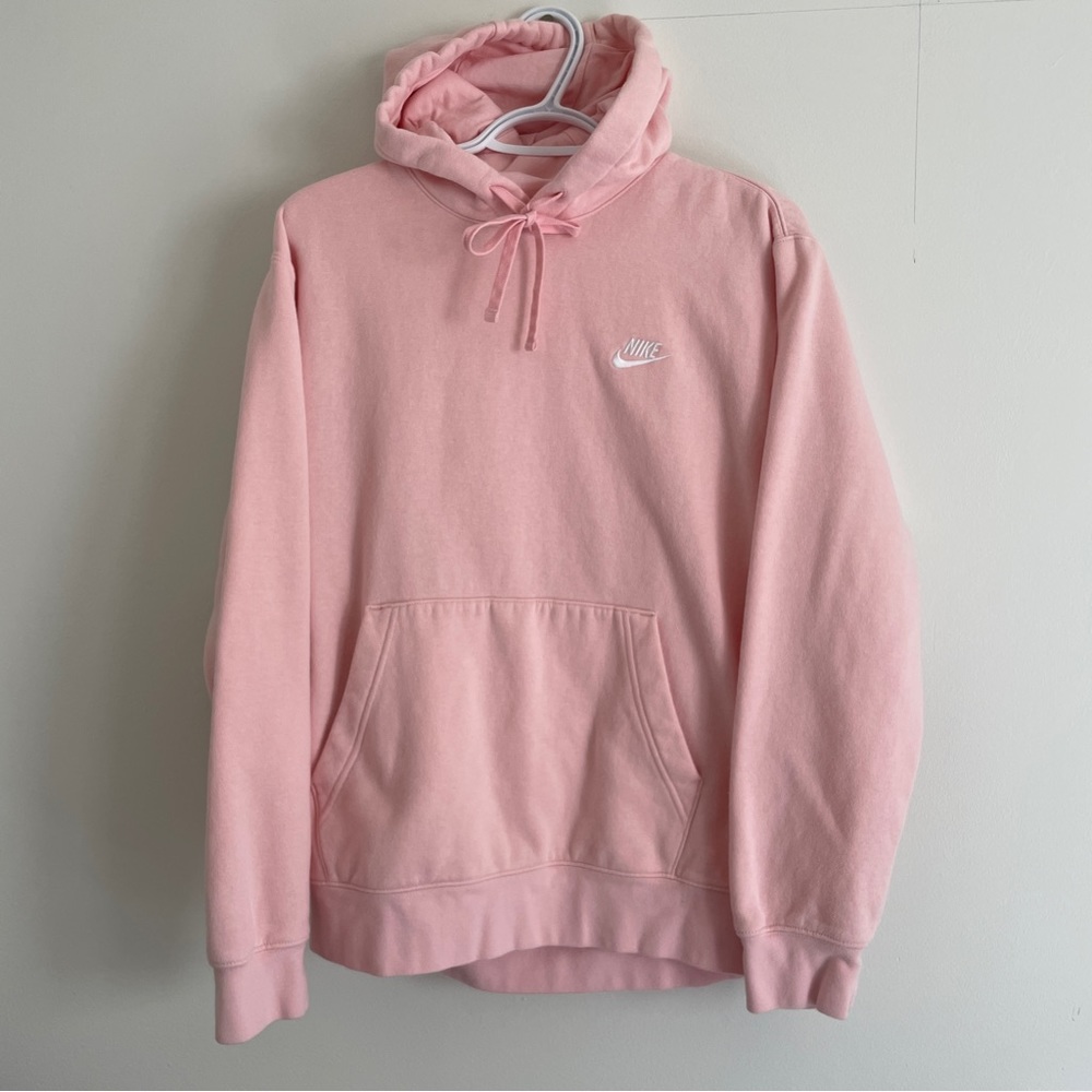 NIKE Pink Pullover Hoodie - size Medium
